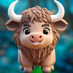 Adorable Bull Rescue Games4King