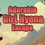 Adorable Girl Hyena Escape Games4King