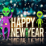 Alien Celebrate New Year Party Games2Rule