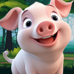 Amusing Pig Rescue Games4King
