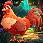 Angry Rooster Rescue Games4King
