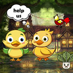 Assist Sad Duck Babies BigEscapeGames