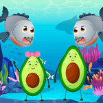Avocado Fruit Pair Escape BigEscapeGames