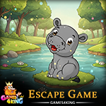 Baby Hippo Escape Games4King