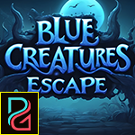 Blue Creatures Escape Games4King