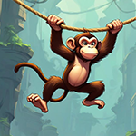 Bouncing Monkey Rescue Games4King