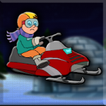 Boy Escape From Snowmobile Games2Jolly