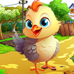 Brave Chick Rescue Games4King