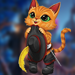 Brave Soldier Cat Escape Games4King