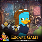 Bright Blue Bird Girl Escape Games4King