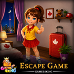Bright Canadian Girl Escape Games4King