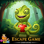 Bright Chameleon Rescue Games4King