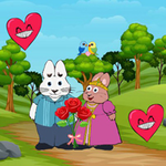 Bunnies Attend Valentines Party Games2Rule