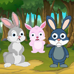 Bunnies Seeking Water Fountain WowEscape