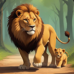 Caring Lion Escape Games4King