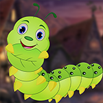 Charming Caterpillar Escape Games4King