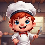 Cheerful Butcher Rescue Games4King