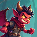 Cheerful Demon Boy Escape Games4King