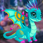 Cheerful Dragon Escape Games4King