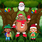 Children Escaped Christmas Jungle BigEscapeGames