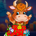 Christmas Cow Escape Games4King