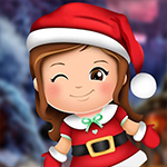 Christmas Cute Girl Escape