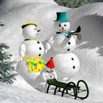 Christmas Snowman Garden Escape Games2Rule