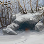 Christmas Wreath Cave Escape BigEscapeGames