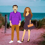 Couple Escape From Beach WowEscape