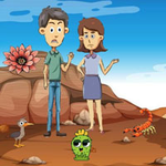 Couple Stranded Mid Of Desert Games2Rule