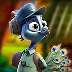 Courageous Peacock Escape Games4King