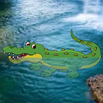 Crocodile Waterfalls Forest Escape BigEscapegames