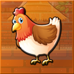 Cute Brown Hen Rescue From Cage Games2Jolly
