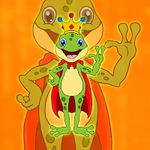 Cute Frog King Escape Games2Jolly