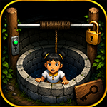 Cute Girl Rescue From Deep Well Games2Jolly