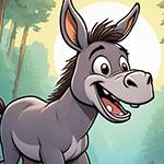 Cute Little Donkey Escape Games4King