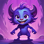 Cute Violet Beast Escape Games4King