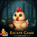 Dark Choco Hen Rescue Games4King