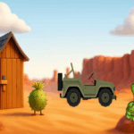 Desert Jeep Escape Games2Live