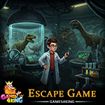 Dino Lab Assistant Boy Escape Games4King