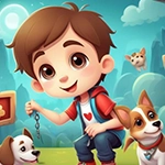 Dog Lover Boy Rescue Games4King
