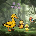Duck Family Reach Pond WowEscape