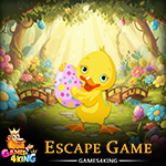 Duck With Colorful Egg Escape Games4King