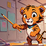 Educated Tiger Rescue Games4King
