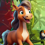 Elegant Horse Rescue Games4King