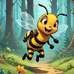 Energetic Honeybee Escape Games4King