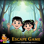 Energetic Twin Kids Escape Games4King