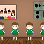 Escape The Classroom Find The School Boy With Mask 8BGames