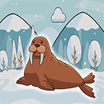 Escape The Walrus From Cage Games2Jolly
