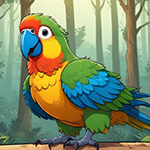 Excited Parrot Escape Games4King